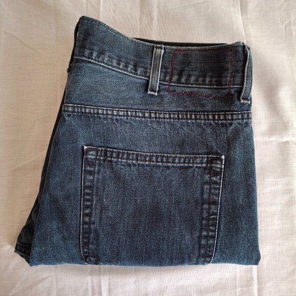 Mens Denim Blue Jeans Adam Levine The Dean 38 Waist 32 Length Lightly Distressed - Picture 1 of 12